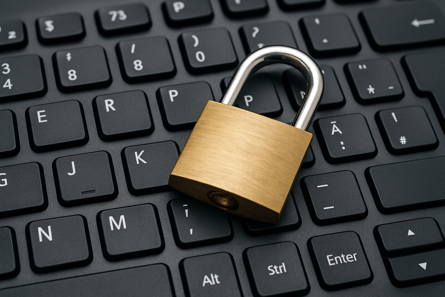 Tastatur mit Schloss