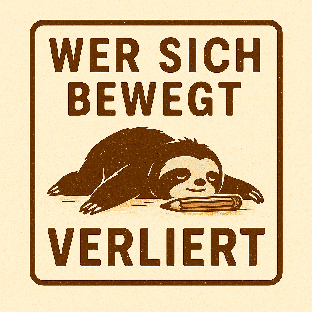 Wer sich bewegt verliert